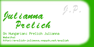 julianna prelich business card